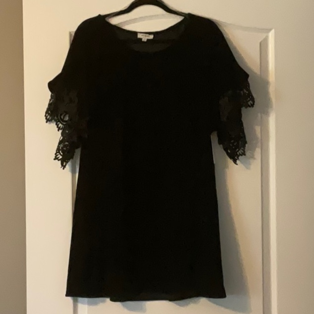 Little black velvet dress